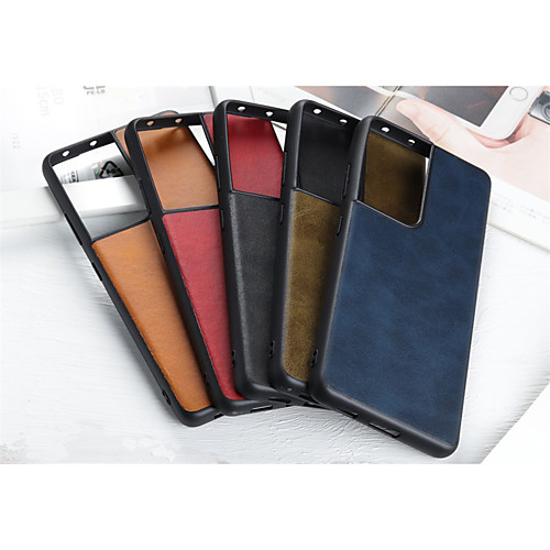 

Phone Case For Samsung Galaxy Back Cover S10 A50 A40 A70 Galaxy A2 Core S10e A10 Samsung Galaxy A60 A10s Galaxy A10e Shockproof Dustproof Solid Colored PU Leather