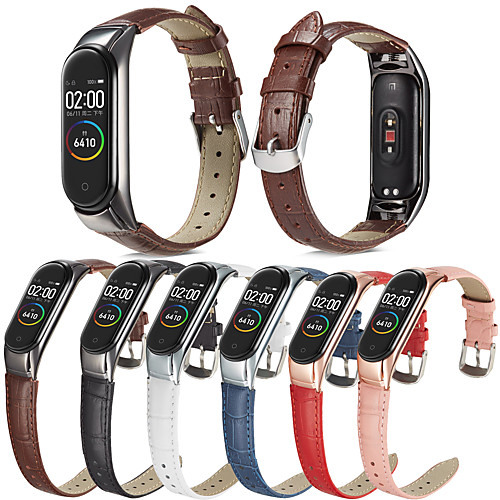 

Smart Watch Band for Xiaomi 1 pcs Business Band PU Leather Replacement Wrist Strap for Mi Band 3 Xiaomi Band 4