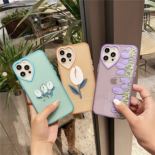 

Phone Case For Apple Back Cover iPhone 12 Pro Max 11 SE 2020 X XR XS Max 8 7 Shockproof Dustproof Flower TPU