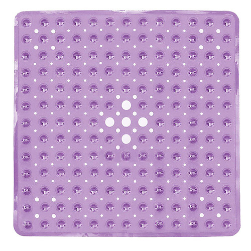 

53cm53cm Bathroom Anti Slip Mat Bubble Leakage Hole with Suction Cup Shower Room Anti Slip Bath Mat
