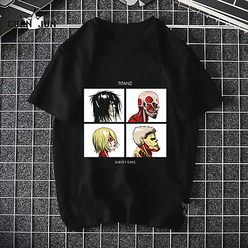 

Inspired by Attack on Titan Cosplay Cosplay Costume T-shirt Polyester / Cotton Blend Print T-shirt For Women's / Men's