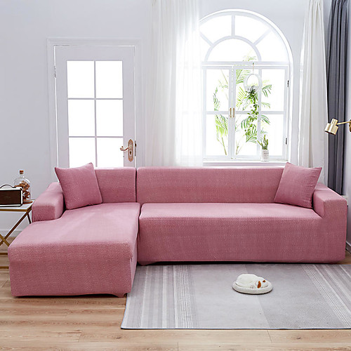 

Print Dustproof Stretch Slipcovers Stretch Sofa Cover Super Soft Fabric Couch Cover Fit For 1 to 4 Cushion Couch And L Shape Sofa (You will Get 1 Throw Pillow Case as free Gift)