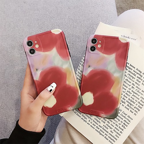 

Phone Case For Apple Back Cover iPhone 12 Pro Max 11 SE 2020 X XR XS Max 8 7 Shockproof Flower TPU