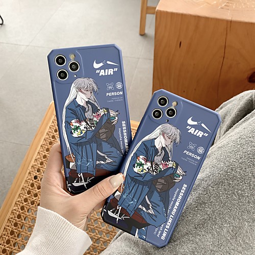 

InuYasha Phone Case For Apple Back Cover iPhone 12 Pro Max 11 SE 2020 X XR XS Max 8 7 Shockproof Dustproof Cartoon TPU