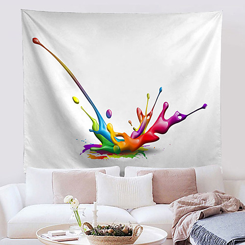 

Rainbow Wall Tapestry Art Decor Blanket Curtain Hanging Home Bedroom Living Room Decoration Polyester