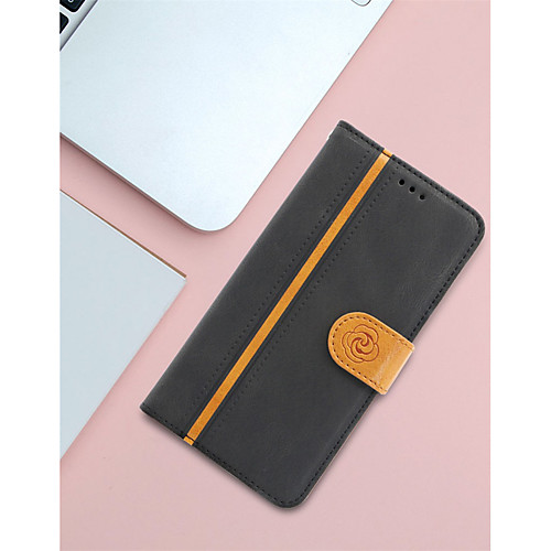 

Phone Case For Apple Flip iPhone 12 Pro Max 11 SE 2020 X XR XS Max 8 7 Shockproof Dustproof Solid Colored PU Leather