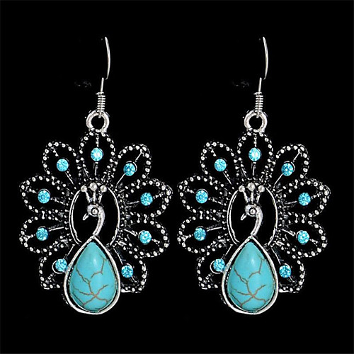 

Women's Hoop Earrings Classic Fashion Romantic Punk Trendy Cute Sweet Earrings Jewelry Silver For Street Gift Date Birthday Festival 1 Pair