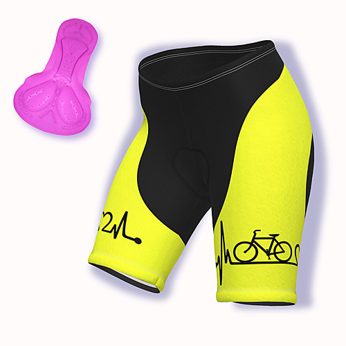 

21Grams Women's Short Sleeve Cycling Jersey Summer Spandex Polyester Yellow Bike Jersey Top Mountain Bike MTB Road Bike Cycling Quick Dry Moisture Wicking Breathable Sports Clothing Apparel