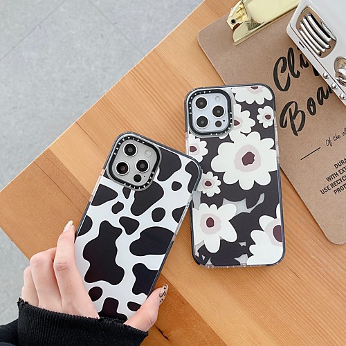 

Phone Case For Apple Back Cover iPhone 12 Pro Max 11 SE 2020 X XR XS Max 8 7 Shockproof Dustproof Cartoon Flower TPU