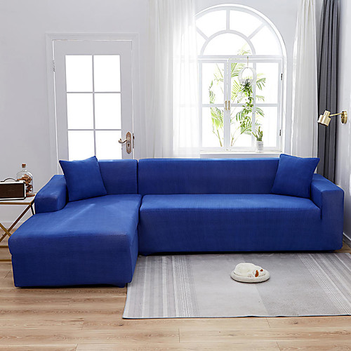 

Print Dustproof Stretch Slipcovers Stretch Sofa Cover Super Soft Fabric Couch Cover Fit For 1 to 4 Cushion Couch And L Shape Sofa (You will Get 1 Throw Pillow Case as free Gift)