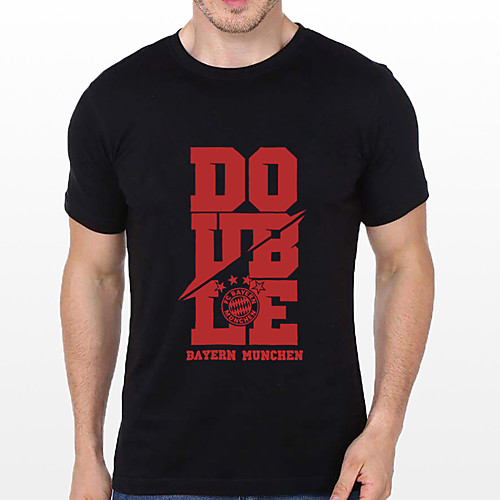

Men's Unisex Tee T shirt Hot Stamping Graphic Prints Letter Plus Size Print Short Sleeve Casual Tops Cotton Basic Fashion Designer Big and Tall Black