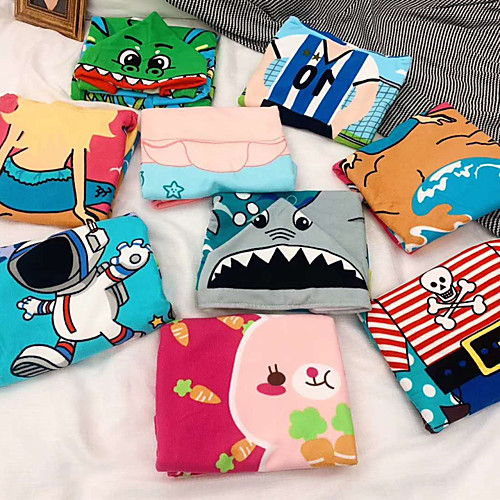 

Superior Quality Bath Robe for Children,Superfine Fibred Hooded Cartoon Print 12060 Cute Home Tourism Beach What Children Need in Summer