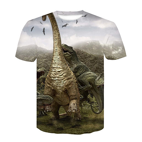

Men's T shirt 3D Print 3D Rivet Mesh Short Sleeve Casual Tops Blue Red Green