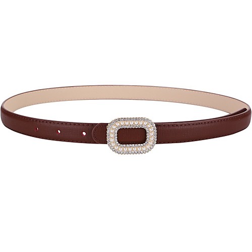 

Women's Waist Belt Daily Outdoor Belt Solid Color / Alloy