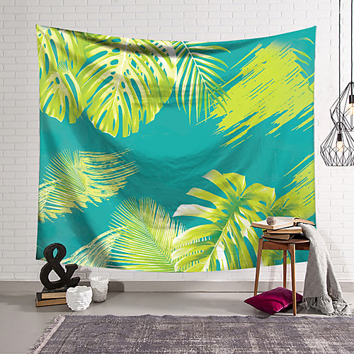 

Floral Plant Wall Tapestry Art Decor Blanket Curtain Hanging Home Bedroom Living Room Decoration Polyester
