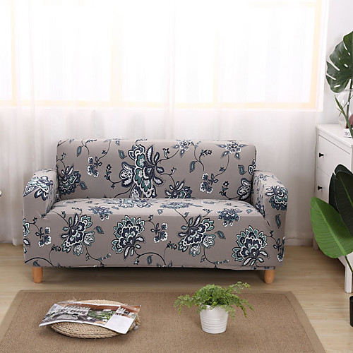 

Luxury Floral Print Dustproof All-powerful Slipcovers Stretch Sofa Cover Super Soft Fabric Couch Cover with One Free Boster Case(Chair/Love Seat/3 Seats/4 Seats)