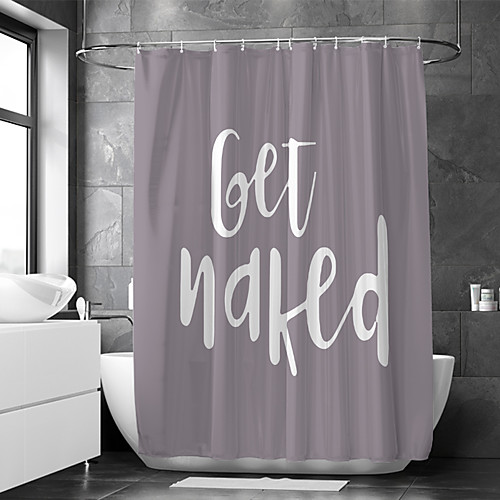 

Waterproof Fabric Shower Curtain Bathroom Decoration and Modern and Characters 72 Inch