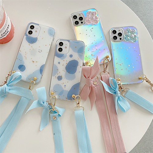 

Phone Case For Apple Back Cover iPhone 12 Pro Max 11 SE 2020 X XR XS Max 8 7 Shockproof Dustproof Color Gradient Animal TPU