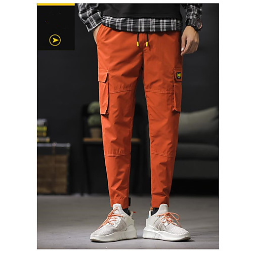 

Men's Cargo Pants Pants Letter Black Green Red Black Grey