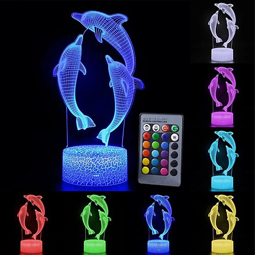 

Irregular 3D Nightlight Night Light For Children Creative Birthday USB 1pc