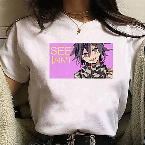 

Inspired by Danganronpa V3 Cosplay Anime Cartoon Polyester / Cotton Blend Print Harajuku Graphic Kawaii T-shirt For Women's / Men's