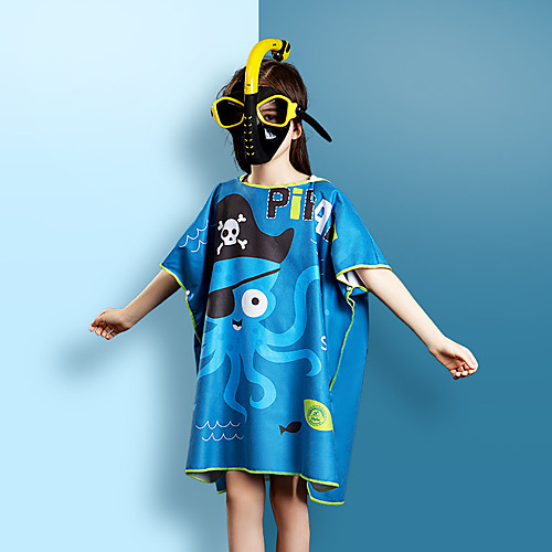 

Superior Quality Bath Robe for Children,Superfine Fibred Hooded Cartoon Print 7070 Cute Home Tourism Beach What Children Need in Summer