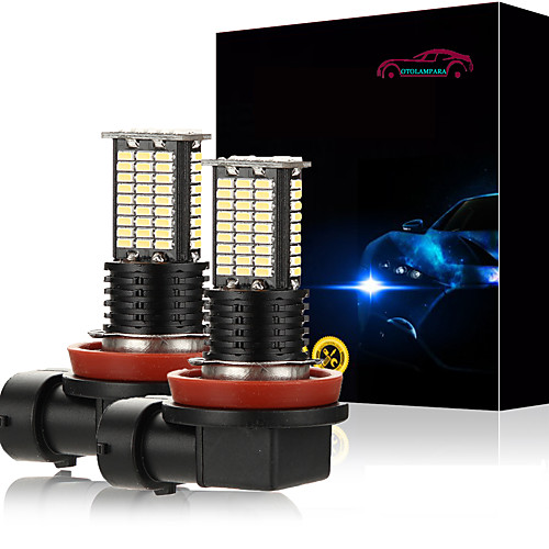 

OTOLAMPARA Super Bright LED Fog Light 5202 9006 H7 H11 P13W Special for Honda/ Toyota/ Mitsubishi/ Hyundai/ KIA/ Volvo/ Renault/ Fiat 6000K LED White Color 2pcs