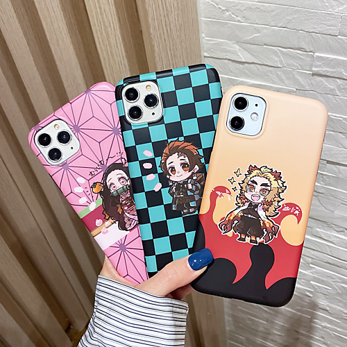 

Demon Slayer: Kimetsu no Yaiba Phone Case For Apple Back Cover iPhone 12 Pro Max 11 SE 2020 X XR XS Max 8 7 Shockproof Dustproof Cartoon TPU