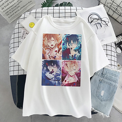 

Inspired by Cosplay Cosplay Cosplay Costume T-shirt Polyester / Cotton Blend Print T-shirt For Women's / Men's