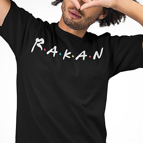 

Men's Unisex Tee T shirt Hot Stamping Graphic Prints Letter Plus Size Print Short Sleeve Casual Tops Cotton Basic Fashion Designer Big and Tall Black