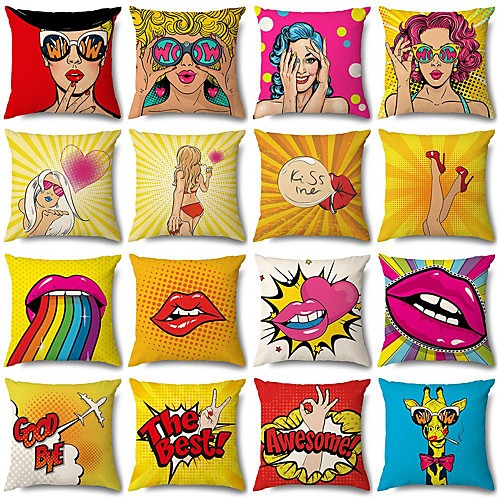 

Double Side Cushion Cover 1PC Soft Decorative Square Throw Pillow Cover Cushion Case Pillowcase for Sofa Bedroom Superior Quality Machine Washable