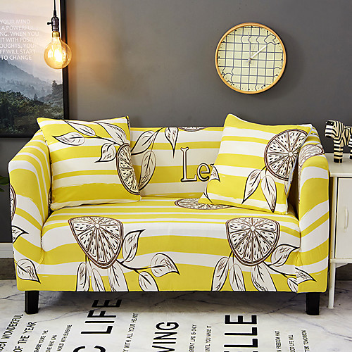 

2021 New Stylish Simplicity Print Sofa Cover Stretch Couch Slipcover Super Soft Fabric Retro Hot Sale Couch Cover
