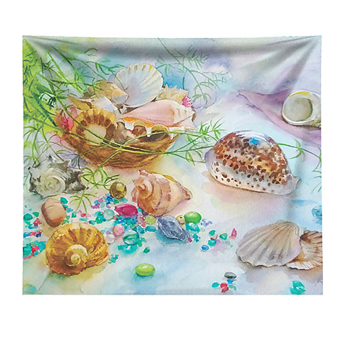 

Wall Tapestry Art Decor Blanket Curtain Picnic Tablecloth Hanging Home Bedroom Living Room Dorm Decoration Beach Shell