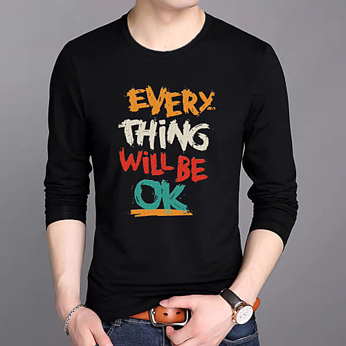 

Men's Unisex Tee T shirt Hot Stamping Graphic Prints Letter Plus Size Print Short Sleeve Casual Tops Cotton Basic Fashion Designer Big and Tall White Black Light gray