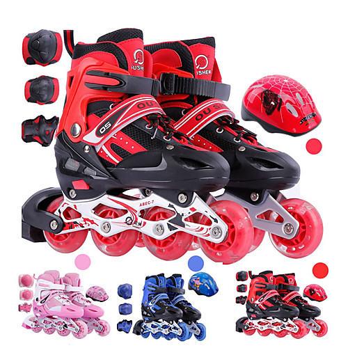 

Wheelive Adjustable Inline Skates for Kids, Illuminating Roller Skates Outdoor & Indoor Performance Inline Skates with Full Light Up Wheels Ideal for Boys/Girls/Youth/Adult/Beginners