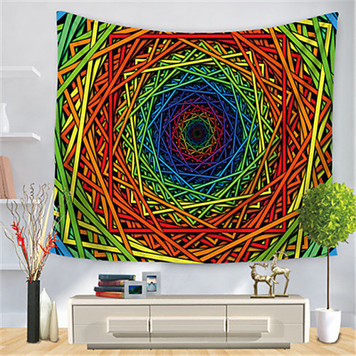 

Psychedelic Abstract Wall Tapestry Art Decor Blanket Curtain Hanging Home Bedroom Living Room Decoration Polyester Hippie
