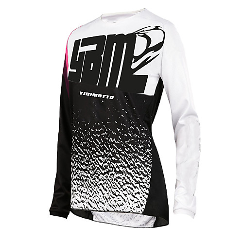 

CAWANFLY Women's Long Sleeve Cycling Jersey Summer BlackWhite Bike Top Mountain Bike MTB Road Bike Cycling Quick Dry Sports Clothing Apparel / Micro-elastic