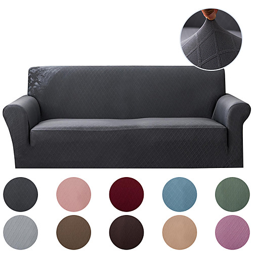 

Luxury High Quality Solid Thickened Dustproof All-powerful Slipcovers Stretch Sofa Cover Super Soft Fabric Couch Cover Chair/Love Seat/3 Seats/4 Seats