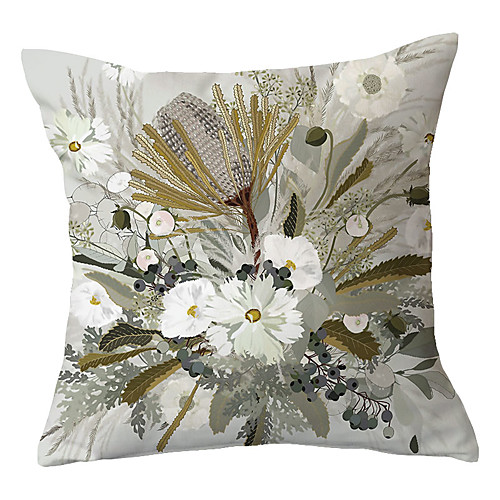 

Ins Double Side Cushion Cover 1PC Soft Decorative Square Pillowcase for Sofa bedroom Car Chair Superior Quality Outdoor Cushion Patio Throw Pillow Covers for Garden Farmhouse Bench Couch