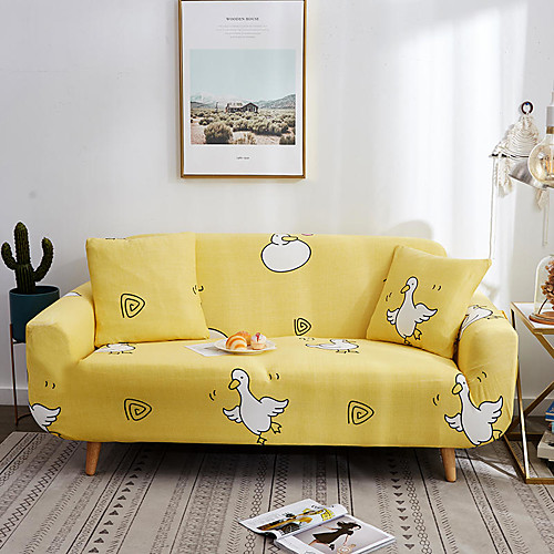 

2021 New Stylish Simplicity Print Sofa Cover Stretch Couch Slipcover Super Soft Fabric Retro Hot Sale Couch Cover