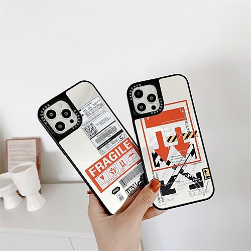 

Phone Case For Apple Back Cover iPhone 12 Pro Max 11 SE 2020 X XR XS Max 8 7 6 Shockproof Dustproof Pattern Word / Phrase TPU