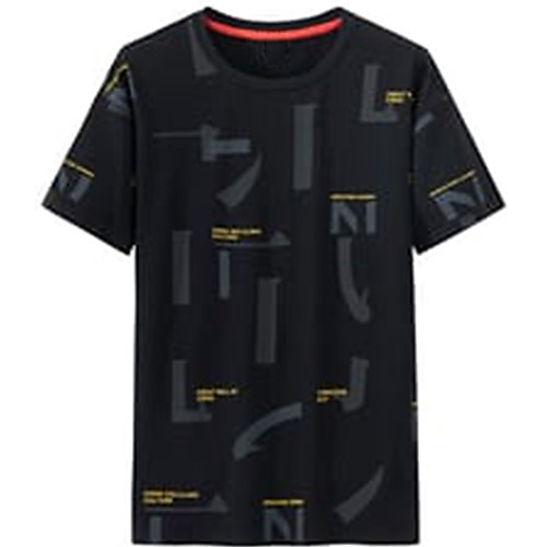

Men's Unisex Tee T shirt Hot Stamping Graphic Prints Letter Plus Size Print Short Sleeve Casual Tops Cotton Basic Fashion Designer Big and Tall White Black Light gray