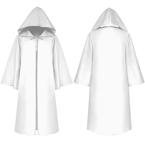 

Movie / TV Theme Costumes Adults' Women's Cosplay Halloween Halloween Halloween Easter Festival / Holiday Polyester White / Black / Purple Women's Men's Easy Carnival Costumes Solid Color / Cloak