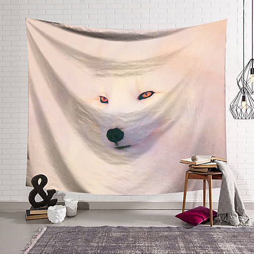 

Fox Wall Tapestry Art Decor Blanket Curtain Hanging Home Bedroom Living Room Decoration Polyester