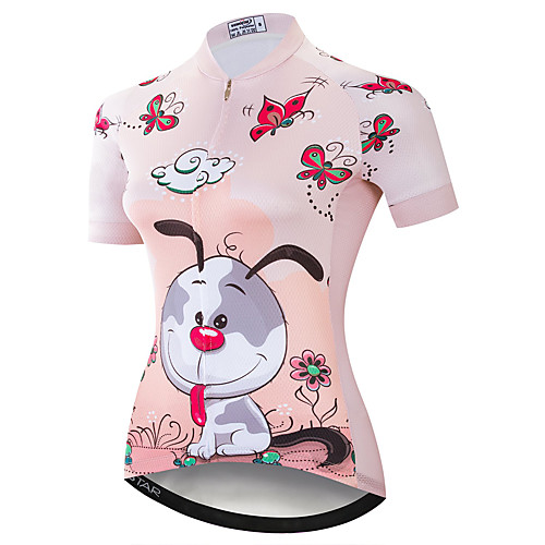 

21Grams Women's Short Sleeve Cycling Jersey Summer Spandex Polyester Orange Bike Jersey Top Mountain Bike MTB Road Bike Cycling Quick Dry Moisture Wicking Breathable Sports Clothing Apparel