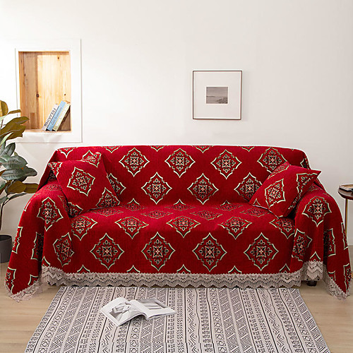 

Sofa Cover Sofa Blanket High Weight Print /Dust-Proof Non-Slip Stylish Elegant /Fit for 1-4 Cushion Couch and L Shape Sofa
