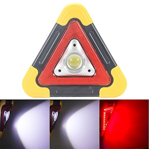 

1pc LED work light with COB chips rechargeable portable floodlight triangular warning lights for outdoor car repair