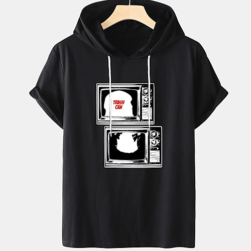 

Men's Unisex Tee T shirt Hot Stamping Graphic Graphic Prints Letter Plus Size Short Sleeve Casual Tops Cotton Basic Designer Big and Tall White Blue Black