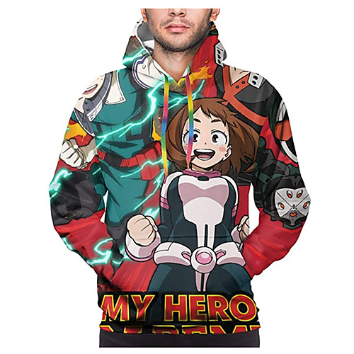 

Inspired by My Hero Academia / Boku No Hero Midoriya Izuku Cosplay Costume Hoodie Terylene 3D Printing Hoodie For Women's / Men's