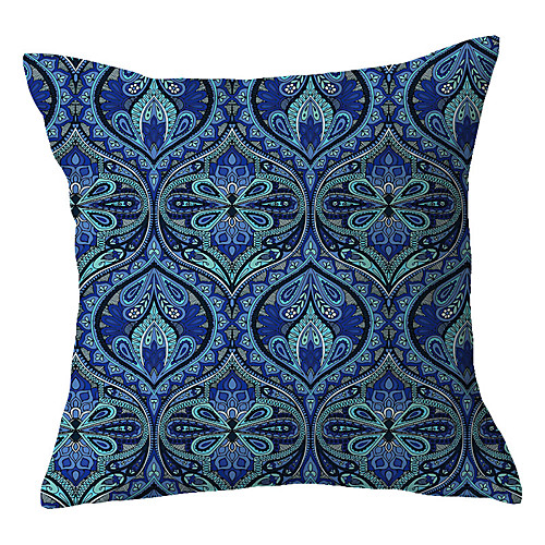 

Double Side Cushion Cover 1PC Soft Decorative Square Pillowcase for Sofa bedroom Car Chair Livingroom Outdoor Superior Quality Outdoor Cushion for Patio Garden Farmhouse Bench Couch